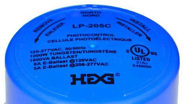 Photocell pour luminaire de stationnement