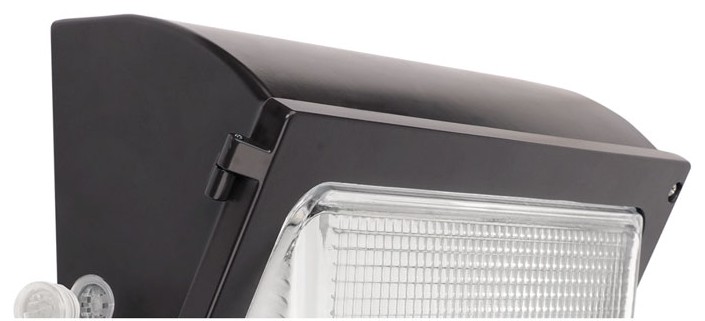 Luminaire mural au DEL avec photocellule et puissance réglable : 72-96-120 W | Selectable wattage photocell LED wall pack : 72-96-120 W